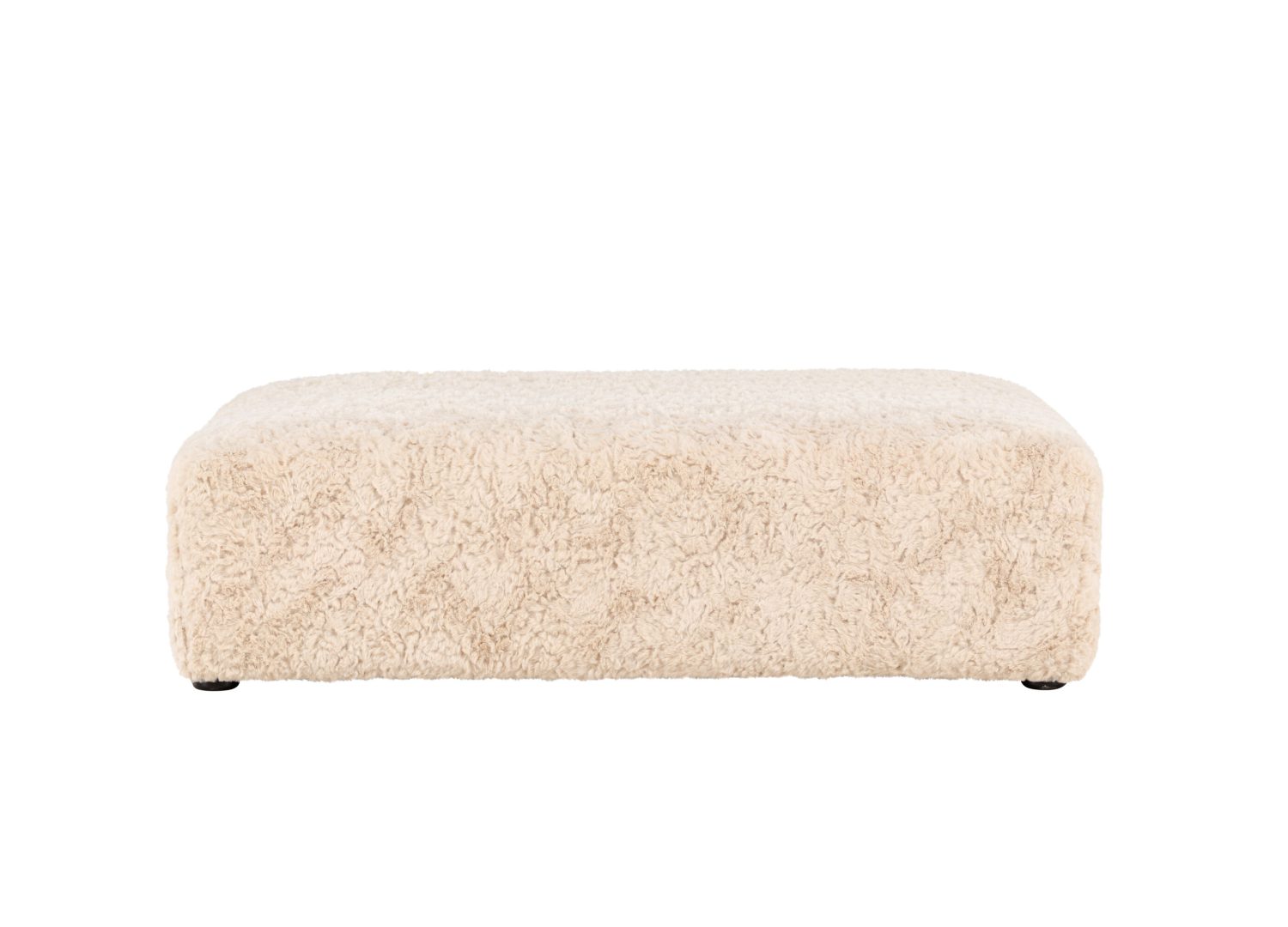 Vue produit du pouf Frankie beige