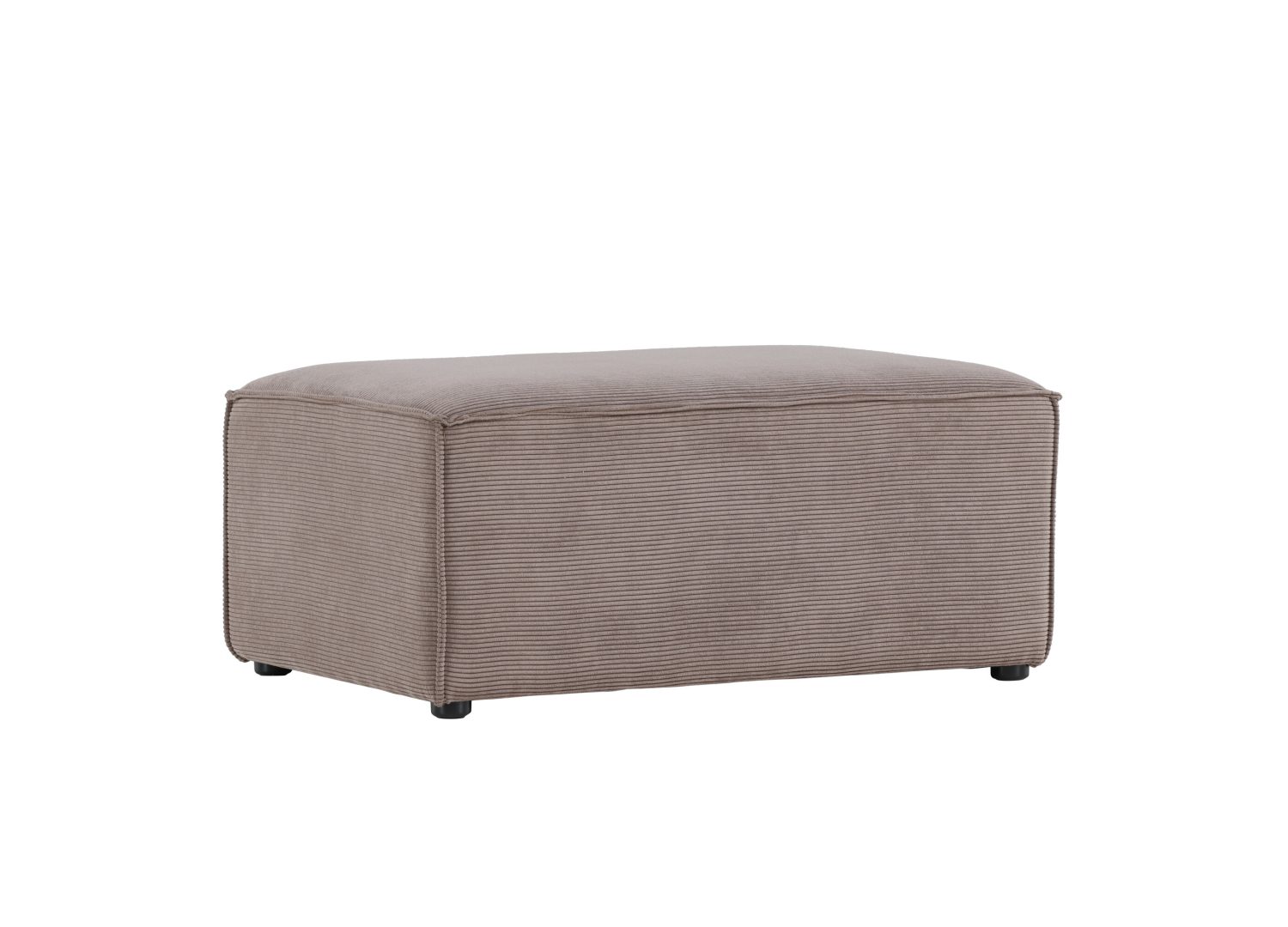 Détail du revêtement et des finitions du pouf Gillholmen