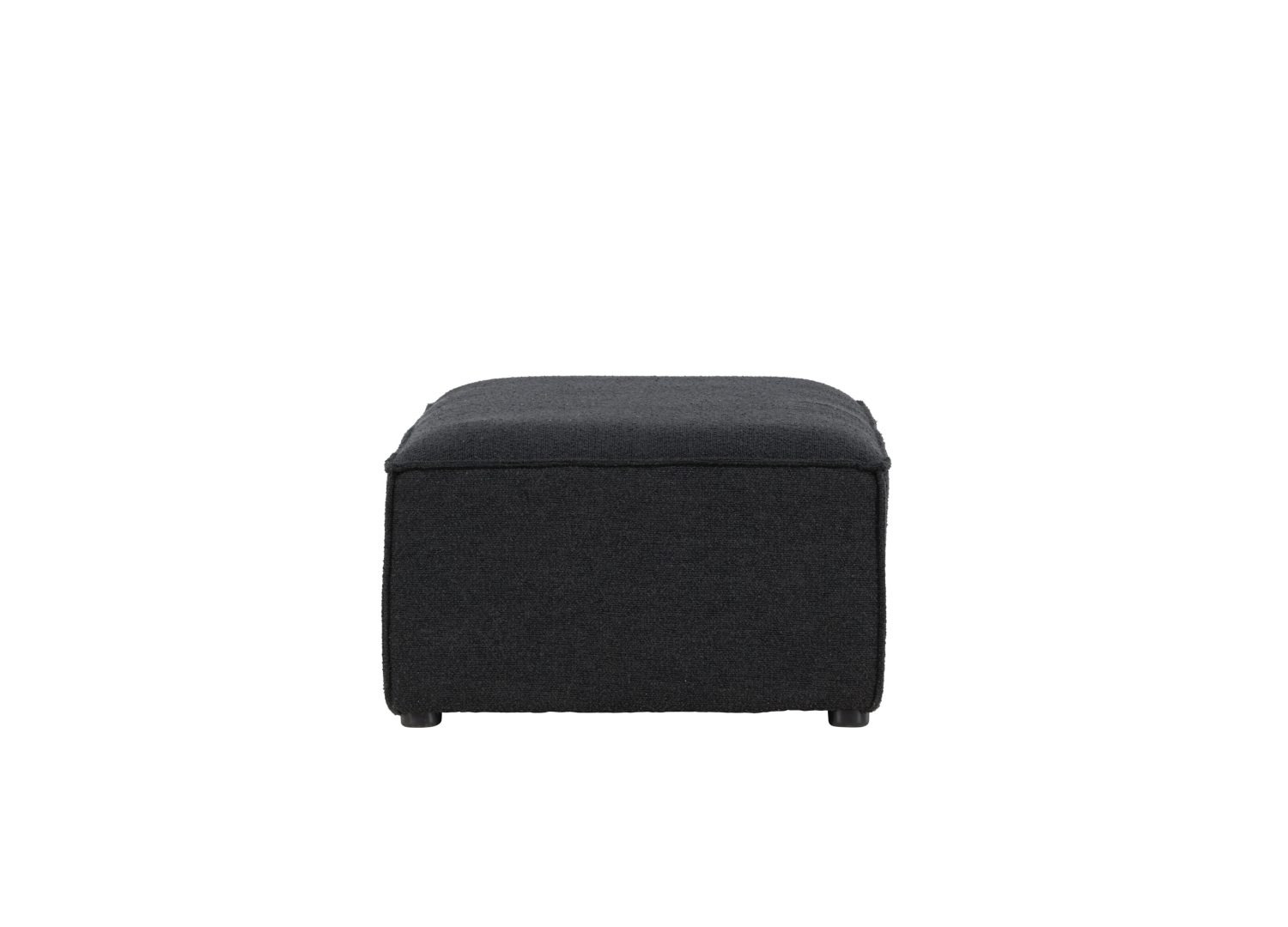 Vue détaillée du pouf Gillholmen noir