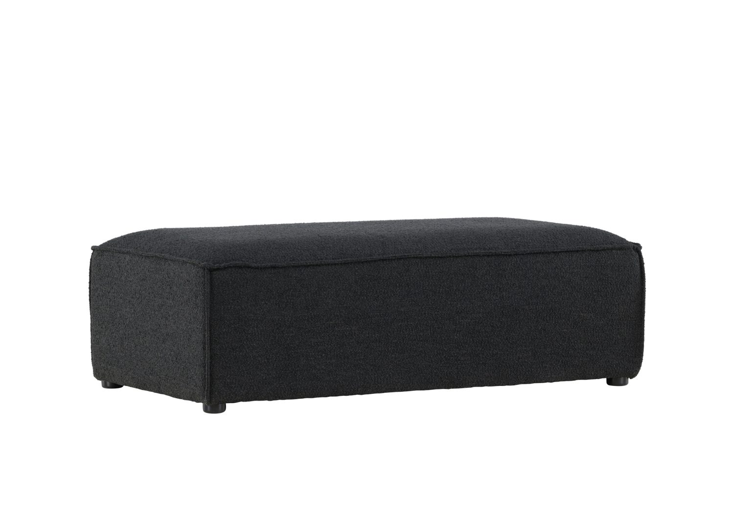 Détail du revêtement et des finitions du pouf Gillholmen