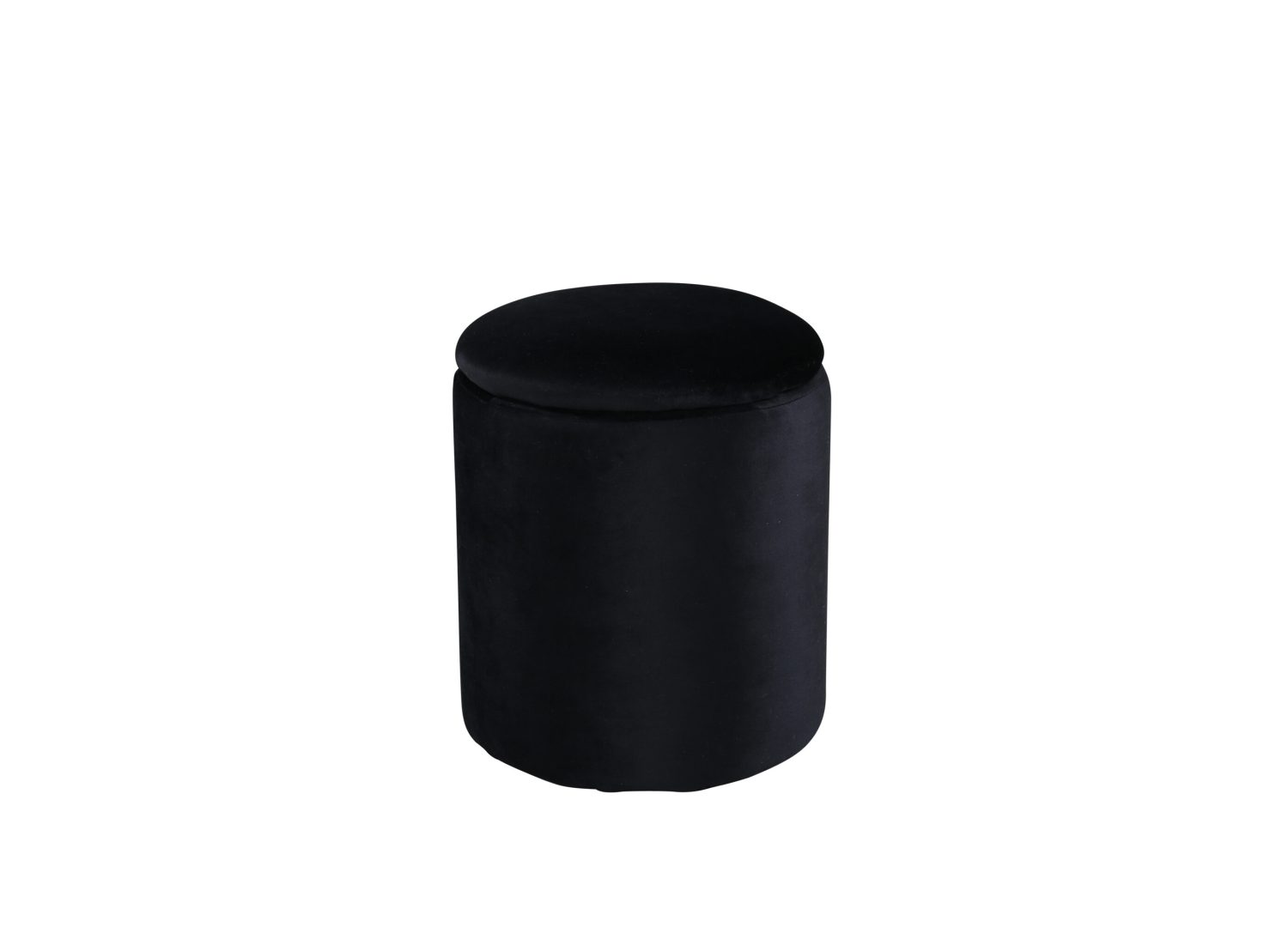 Vue détaillée du pouf Limpen noir
