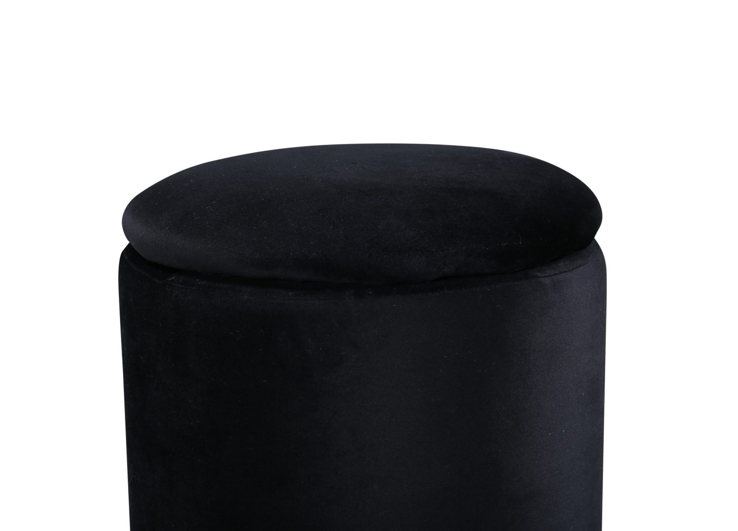 Vue produit du pouf Limpen noir