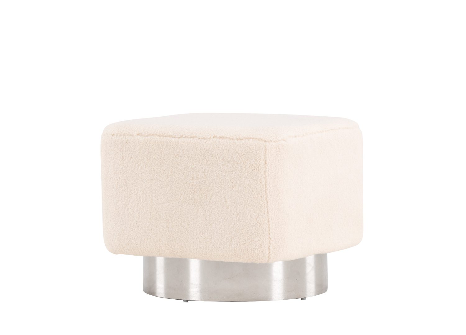 Détail de la silhouette du pouf Newton