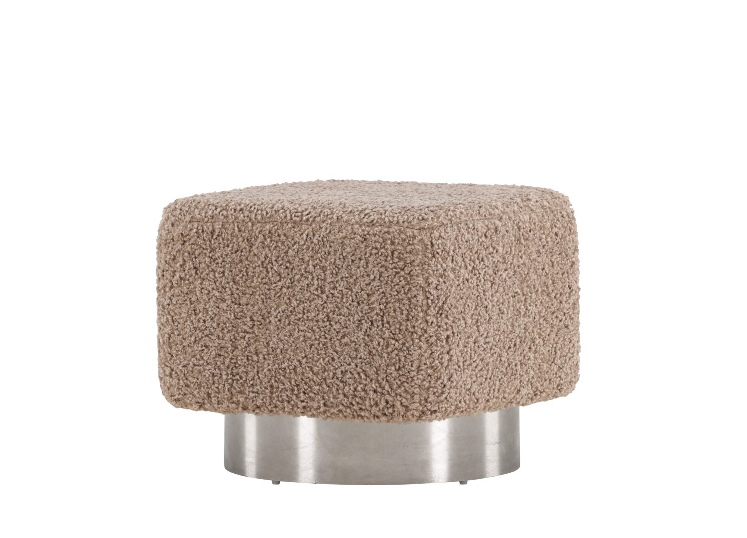 Détail de la silhouette du pouf Newton