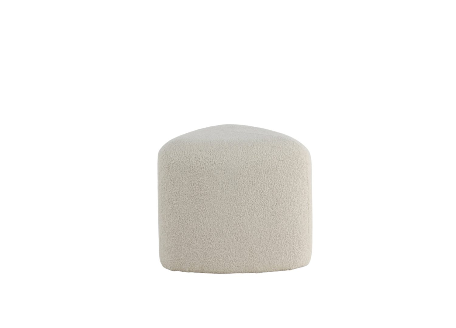 Détail du revêtement et des finitions du pouf Peg
