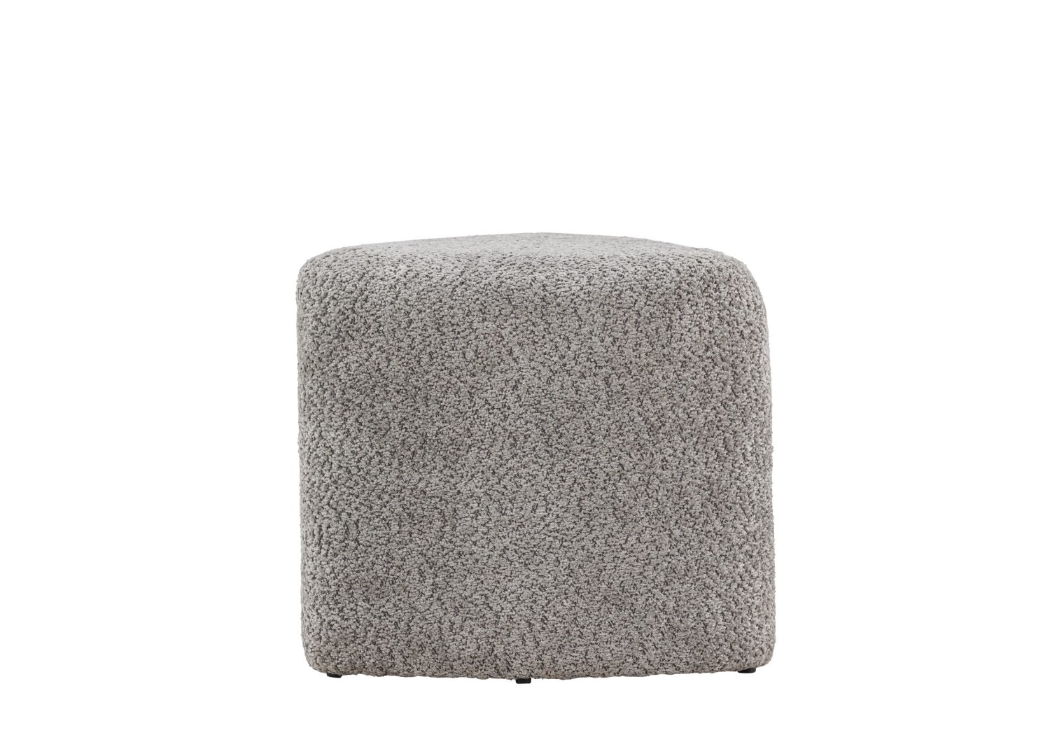 Détail du revêtement et des finitions du pouf Peg
