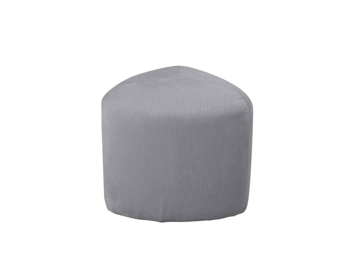 Pouf Peg cordage gris Ø 46 cm vu sous un autre angle