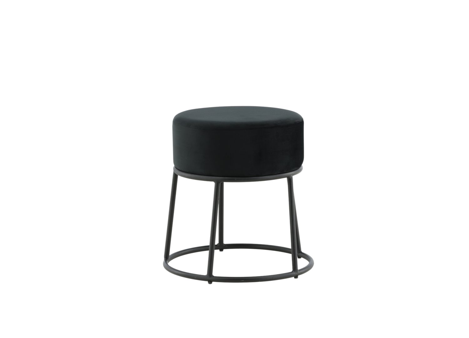Détail du revêtement et des finitions du pouf Petra