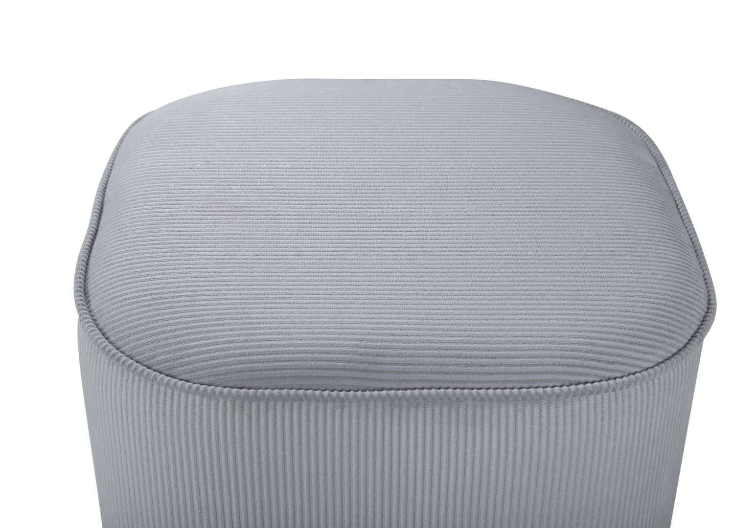 Vue produit du pouf Piff gris