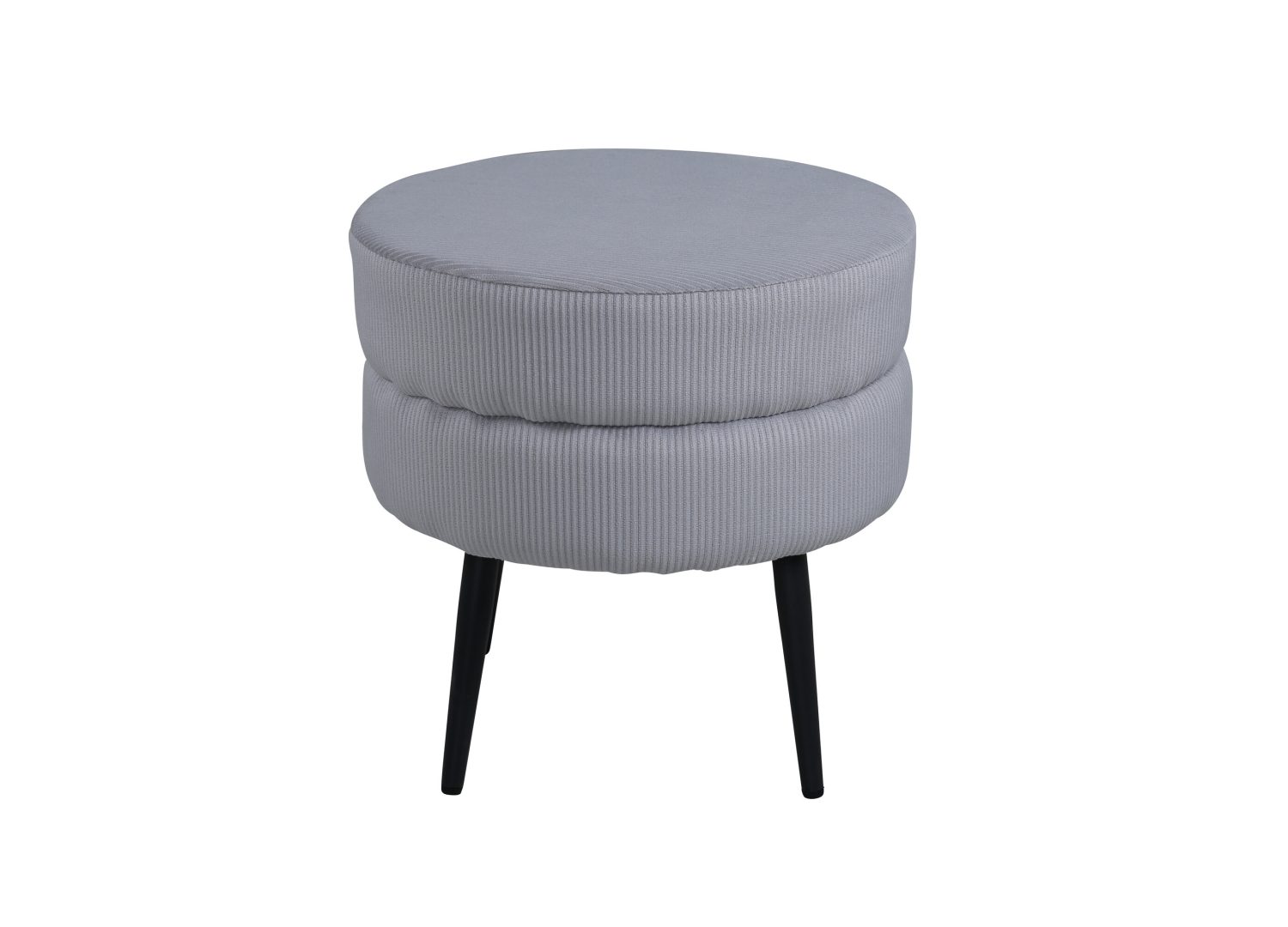 Vue détaillée du pouf Pot gris