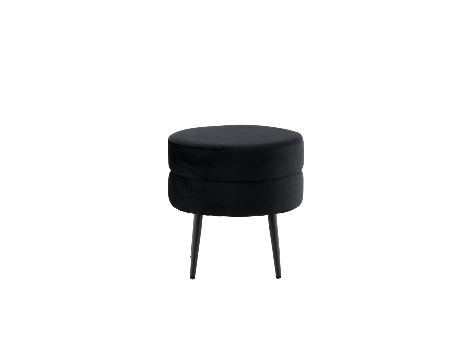 Vue détaillée du pouf Pot noir