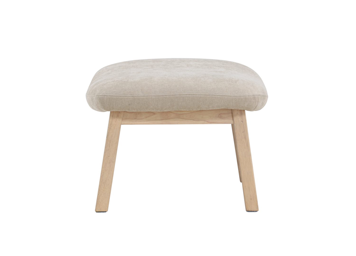 Vue détaillée du pouf Rile beige