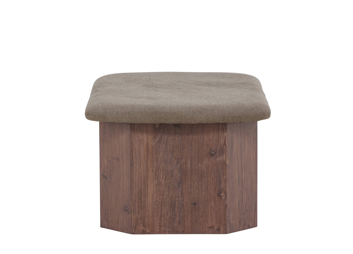 Vue produit du pouf Todd marron