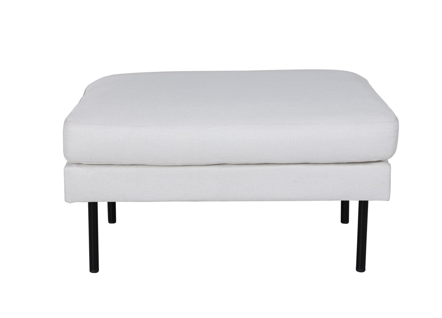 Vue détaillée du pouf Zoom beige clair
