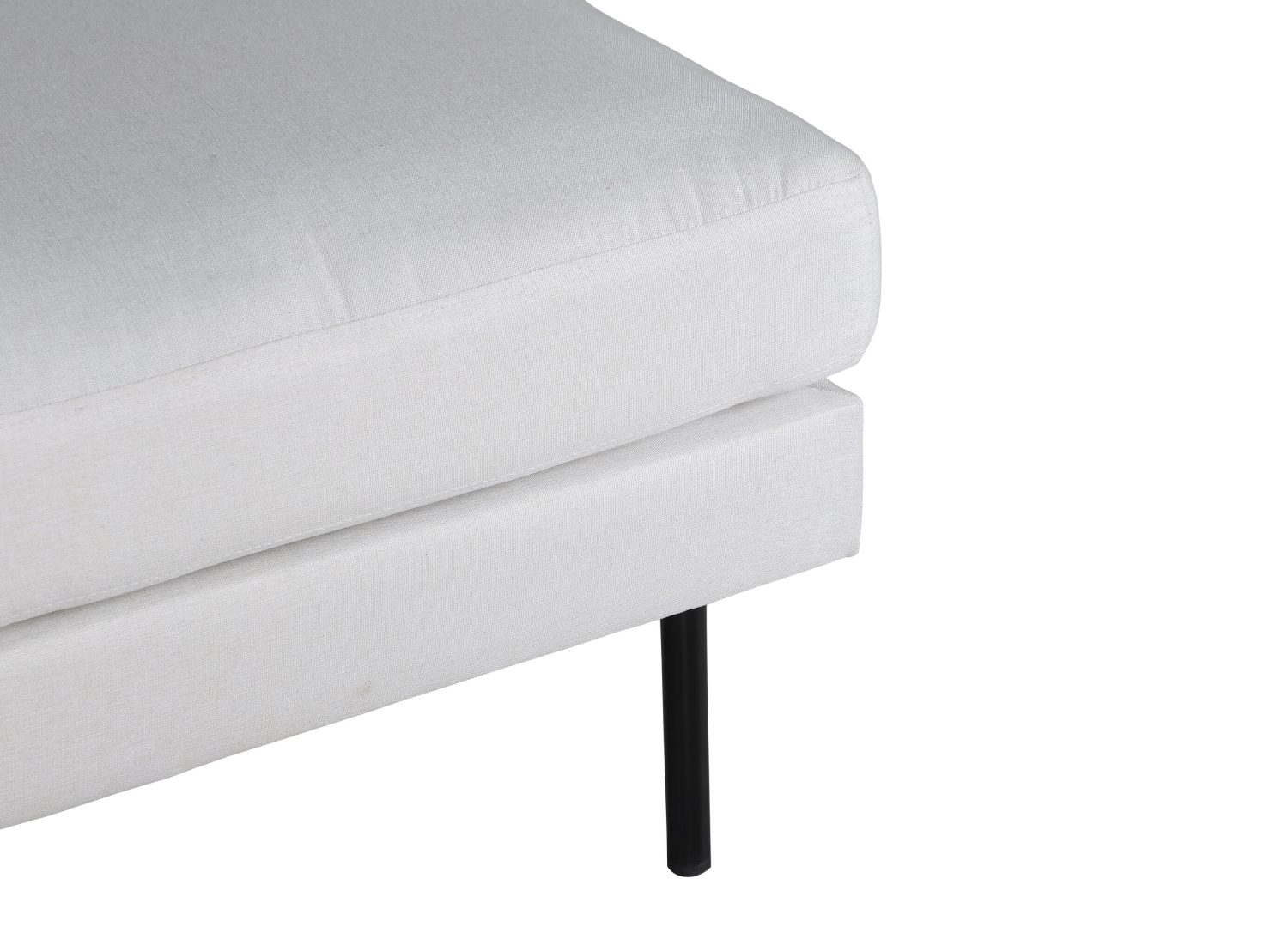 Vue produit du pouf Zoom beige clair