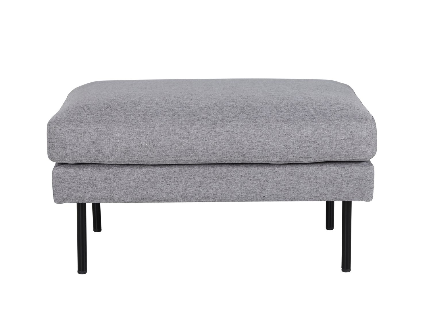 Vue détaillée du pouf Zoom gris