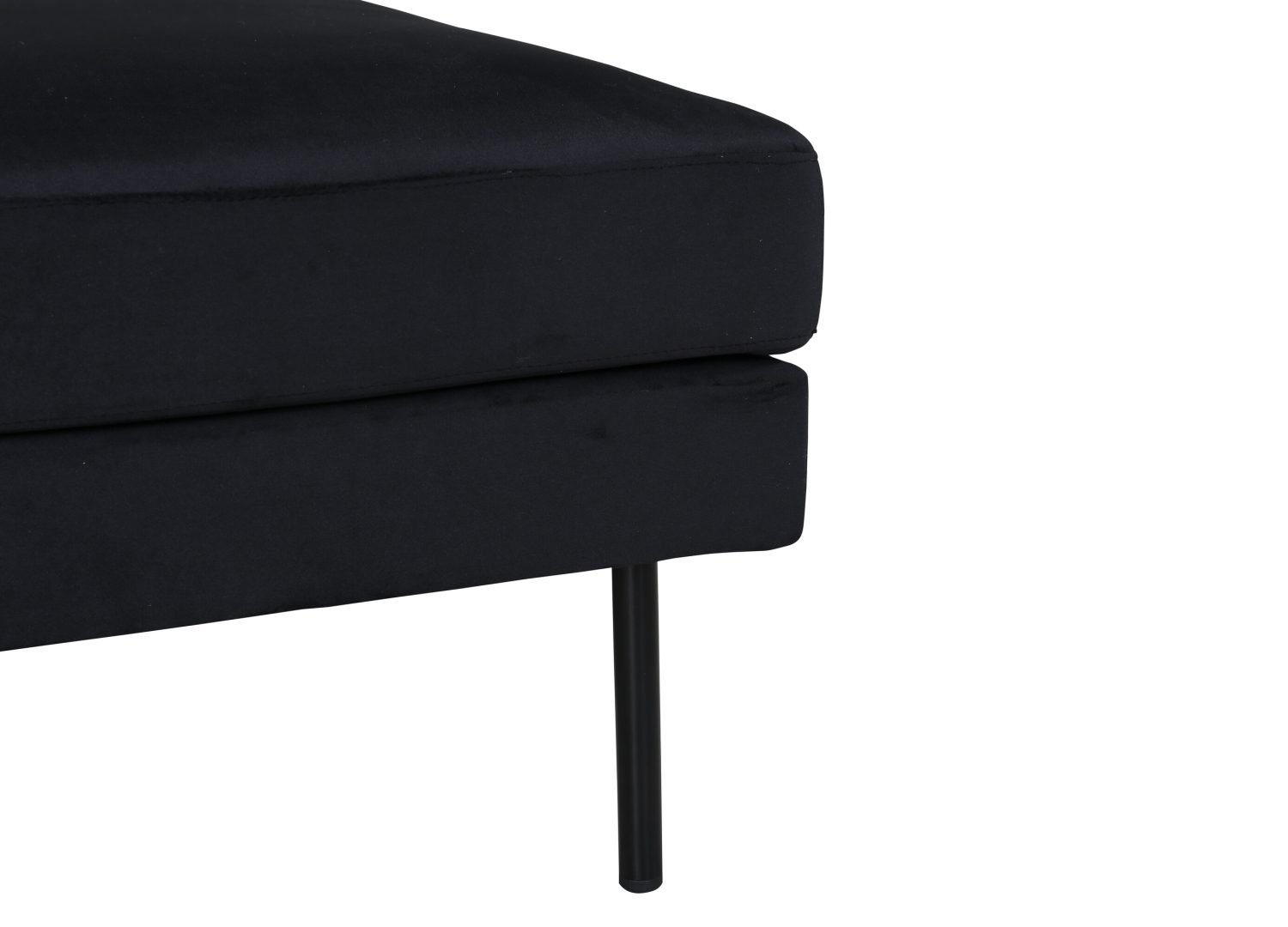 Vue produit du pouf Zoom noir