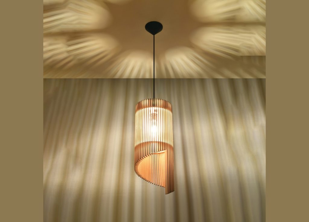 Suspension ALEXIA bois naturel E27 – vue complémentaire 3