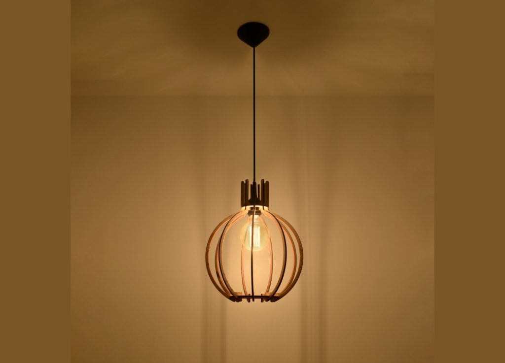Suspension ARANCIA bois naturel E27 – vue complémentaire 3