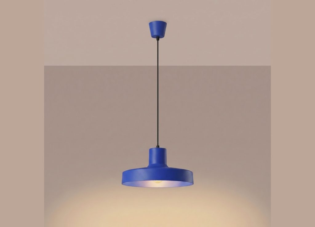 Suspension BILO bleu outremer – vue complémentaire 3