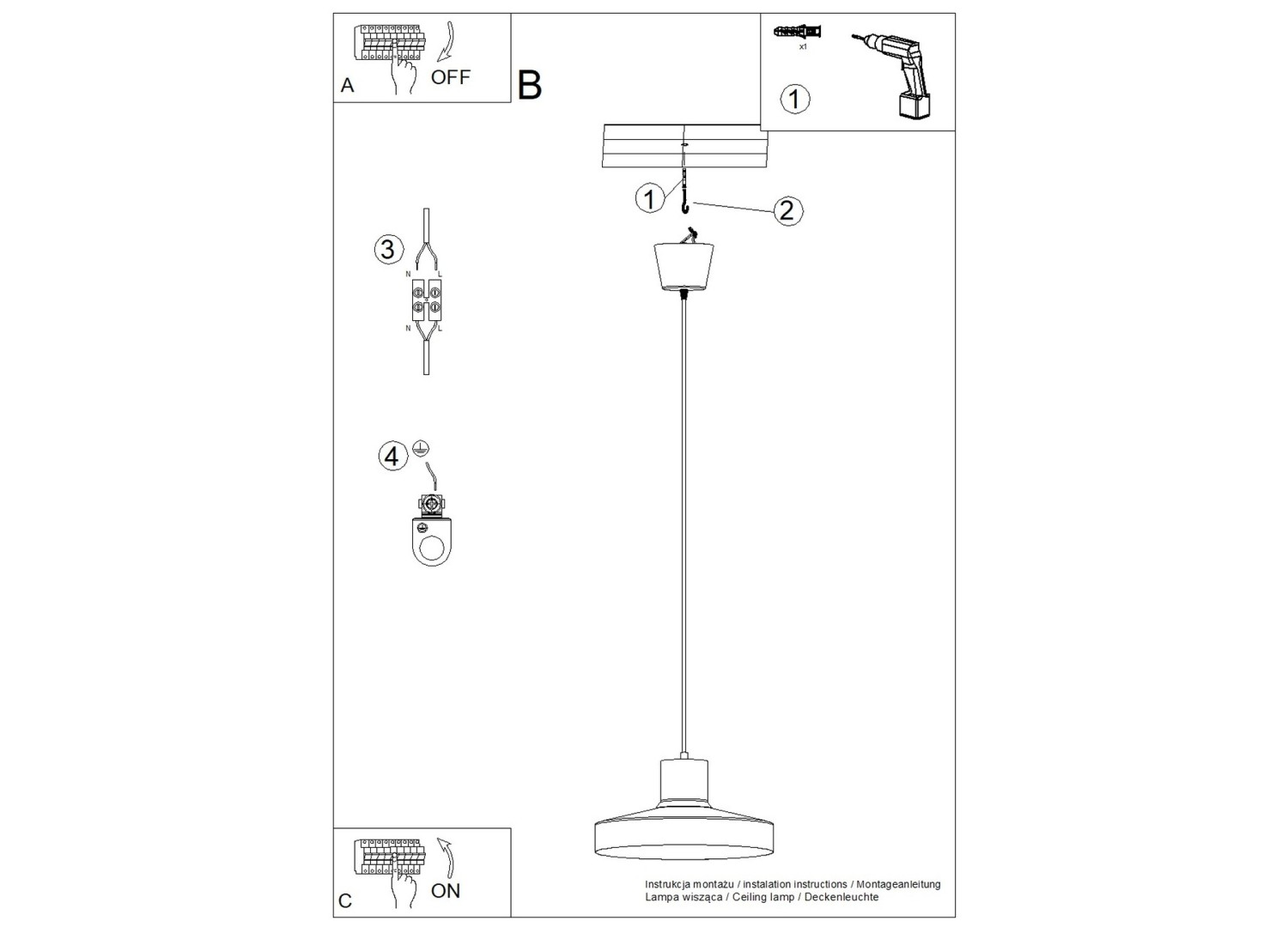 Suspension BILO jaune – vue complémentaire 11