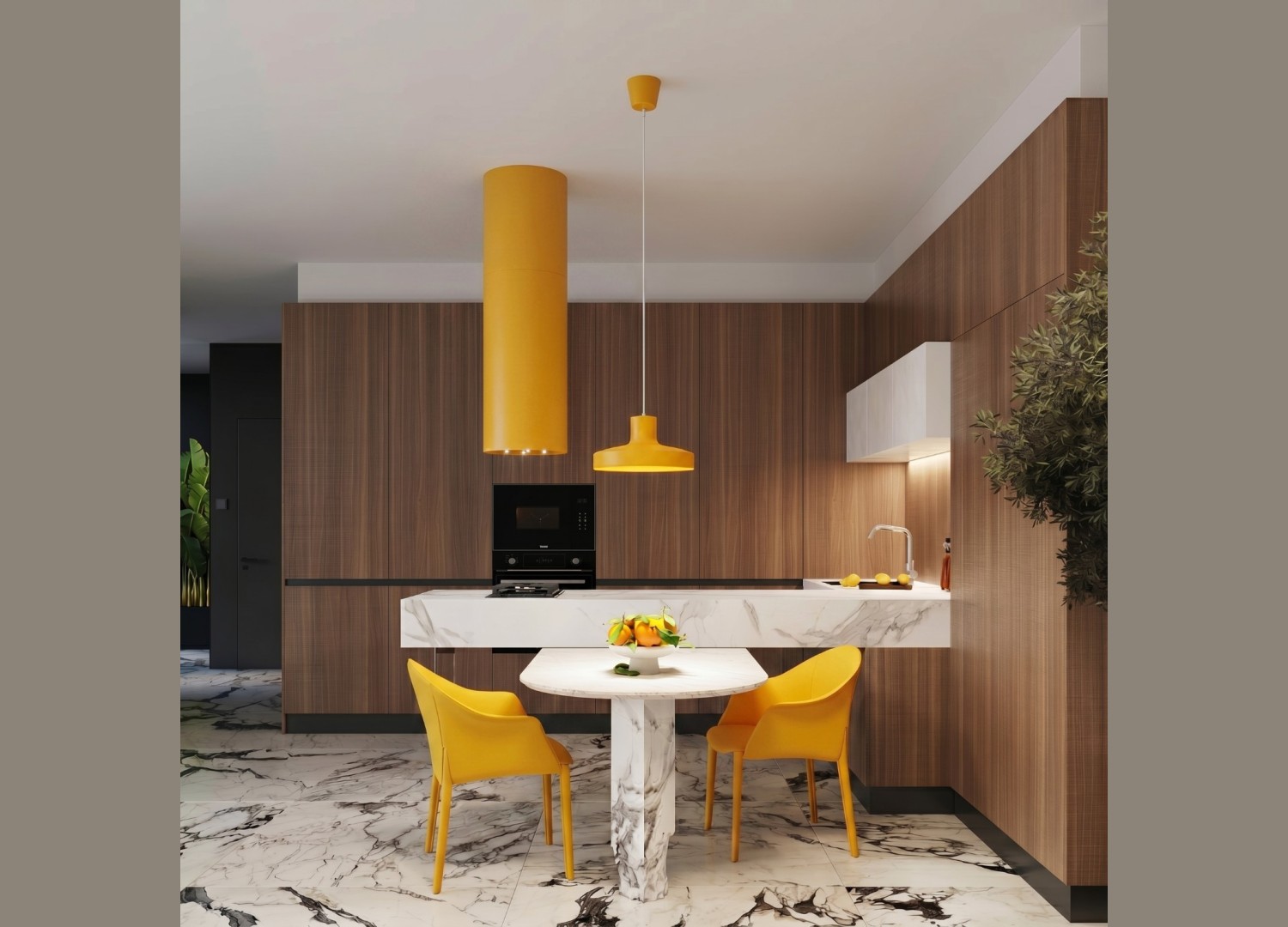 Suspension BILO jaune – vue complémentaire 12