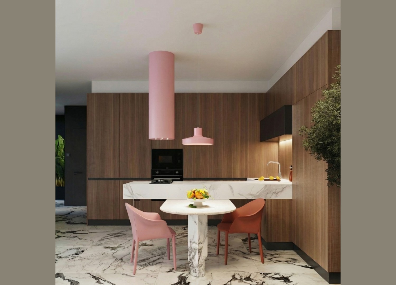 Suspension BILO rose – vue complémentaire 12