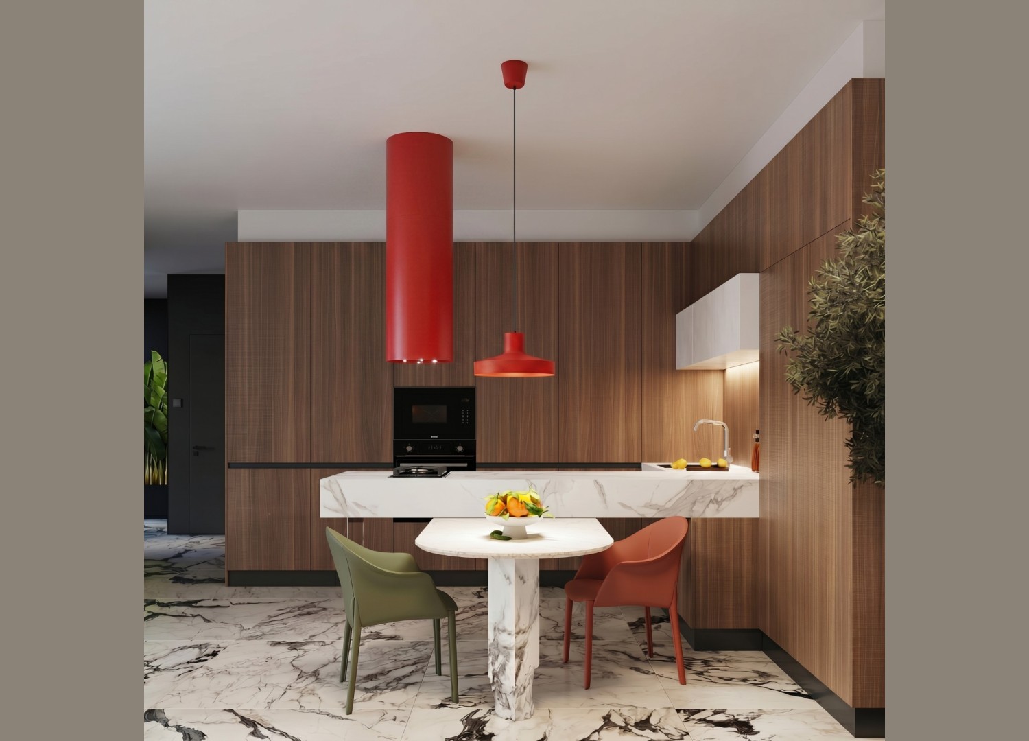 Suspension BILO rouge – vue complémentaire 12