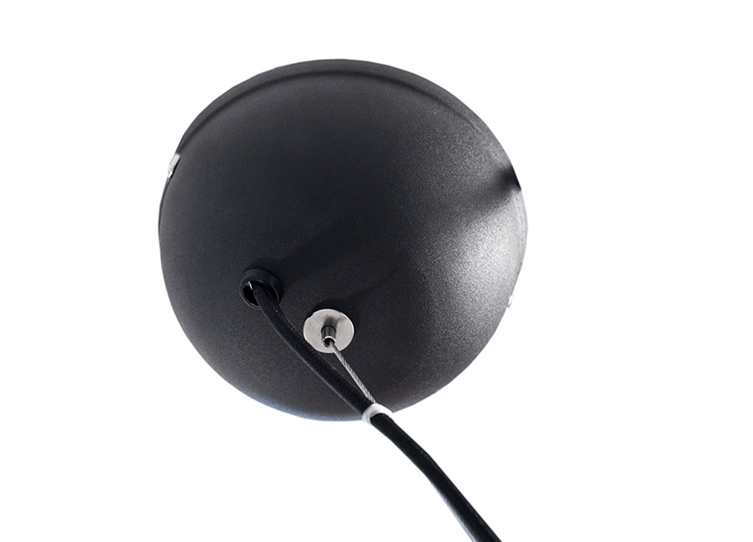 Suspension design moderne boule noir et doré