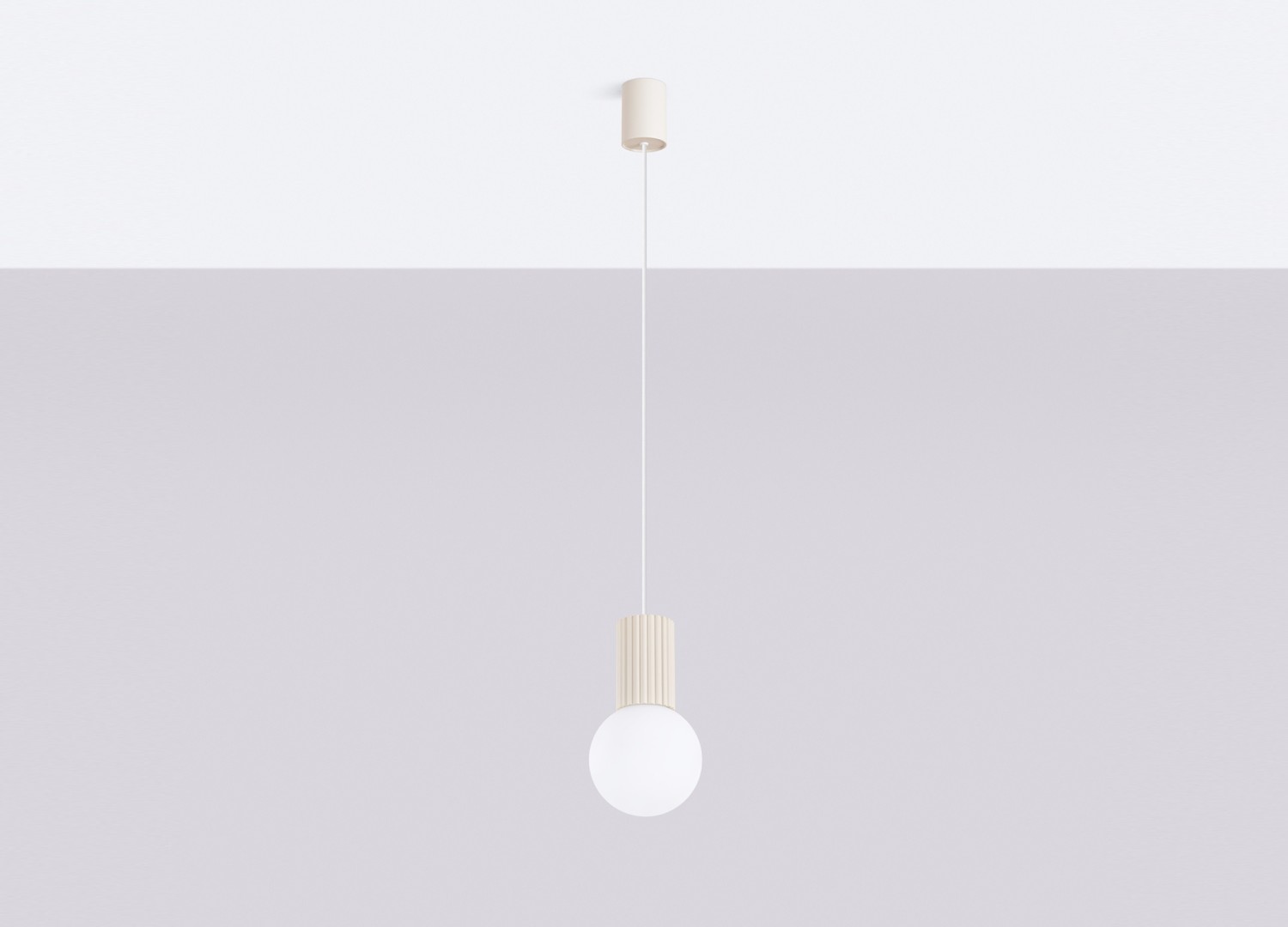Suspension HALO 1 beige – vue complémentaire 2