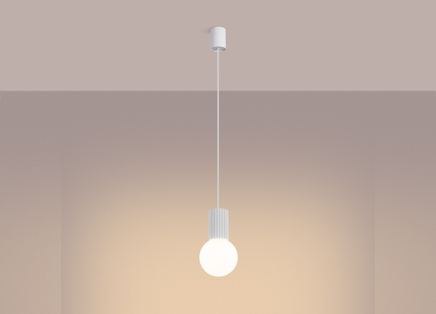 Suspension HALO 1 blanc – vue complémentaire 3