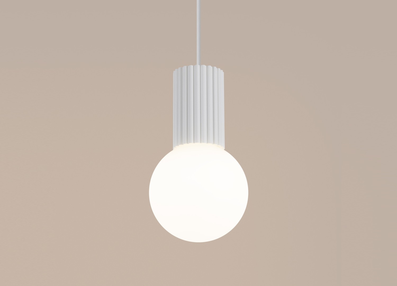 Suspension HALO 1 blanc – vue complémentaire 4