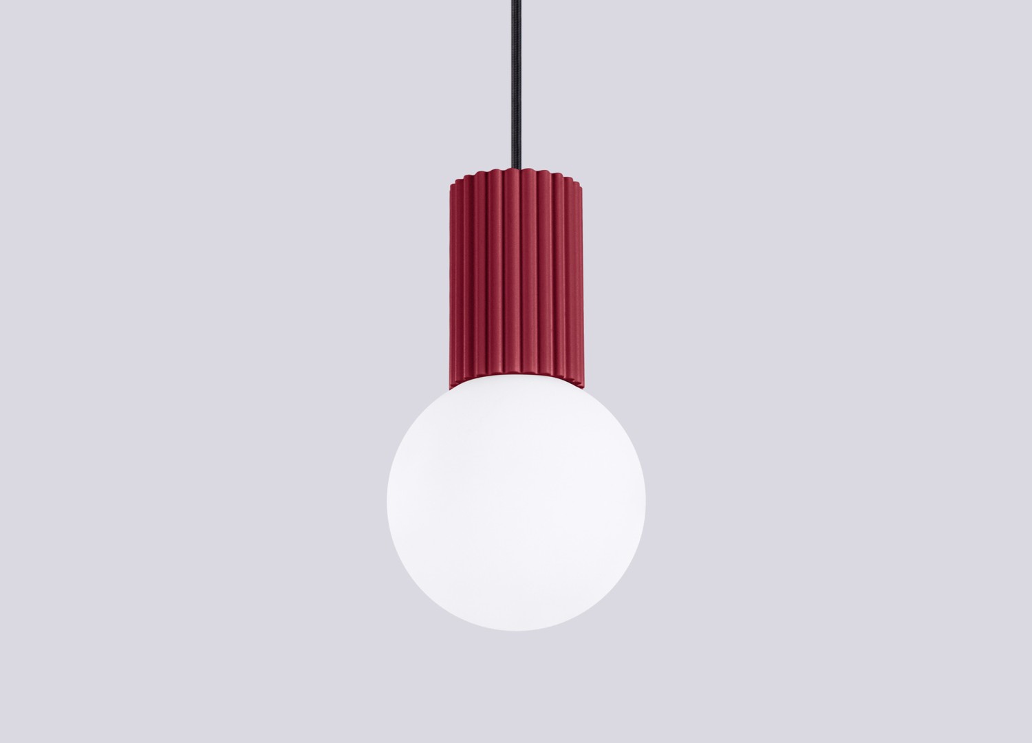 Suspension HALO 1 bordeaux – vue complémentaire 5