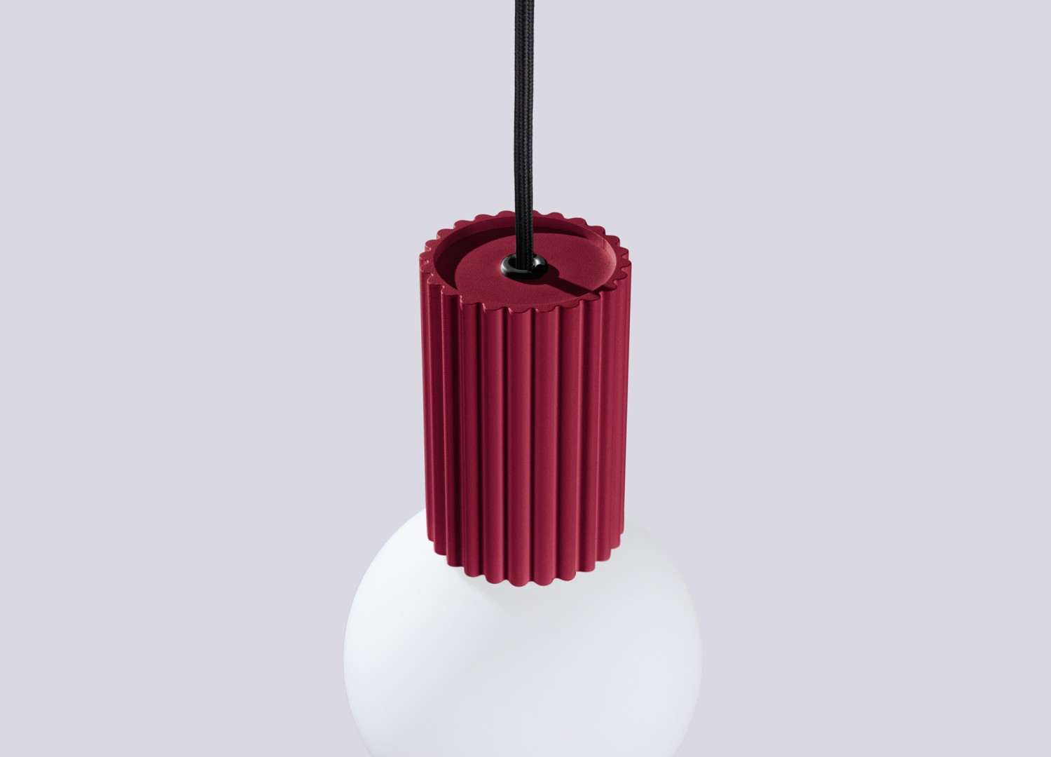 Suspension HALO 1 bordeaux – vue complémentaire 7