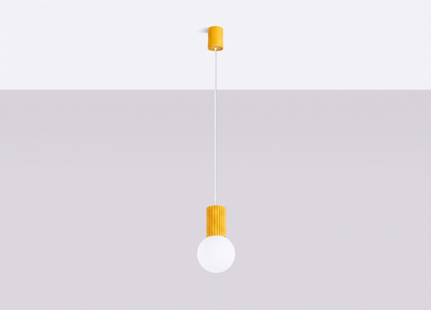 Suspension HALO 1 jaune – vue complémentaire 2