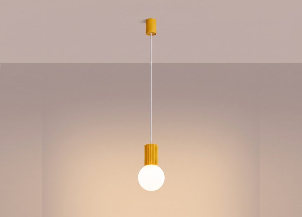 Suspension HALO 1 jaune – vue complémentaire 3