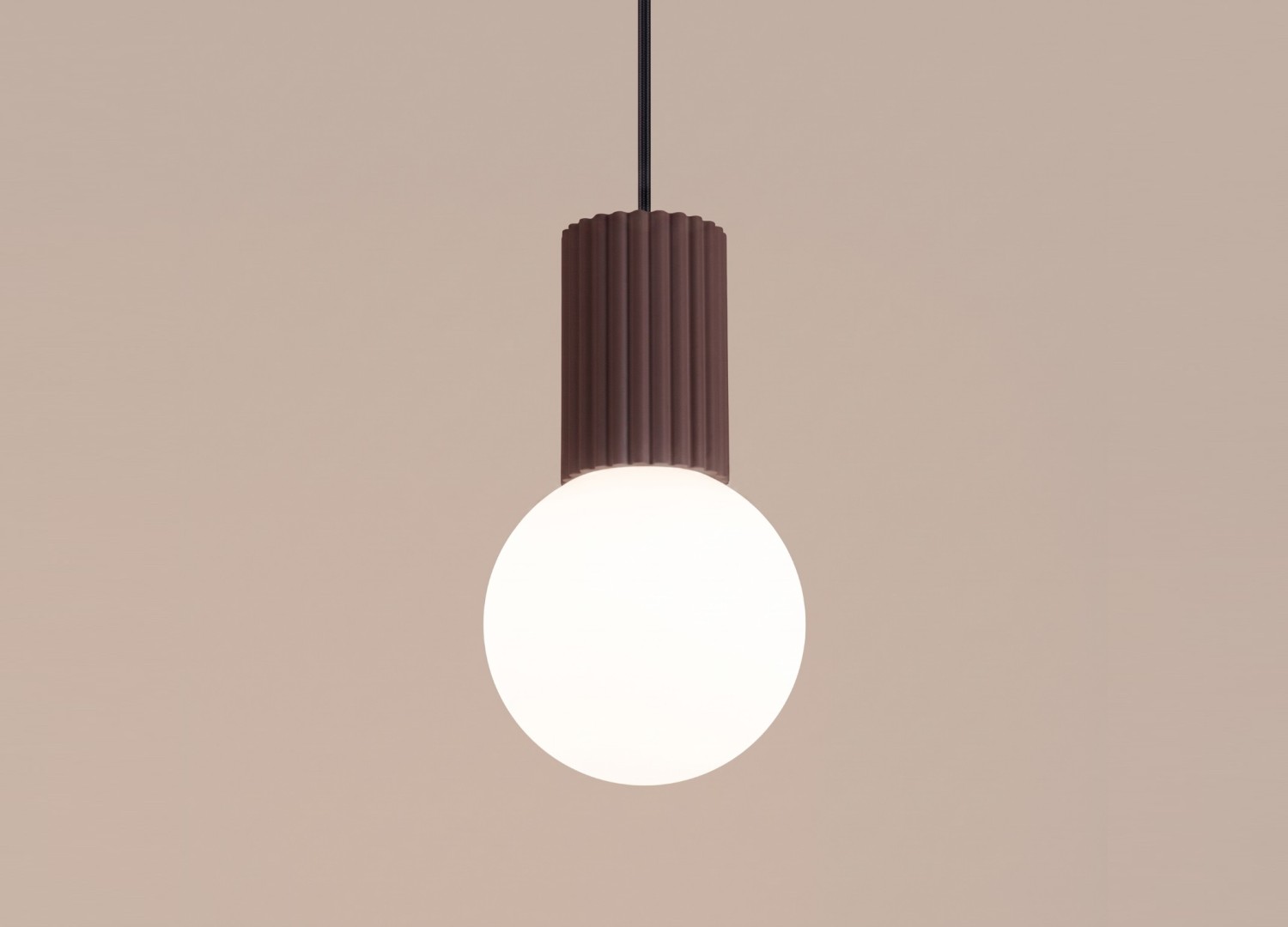 Suspension HALO 1 marron – vue complémentaire 4