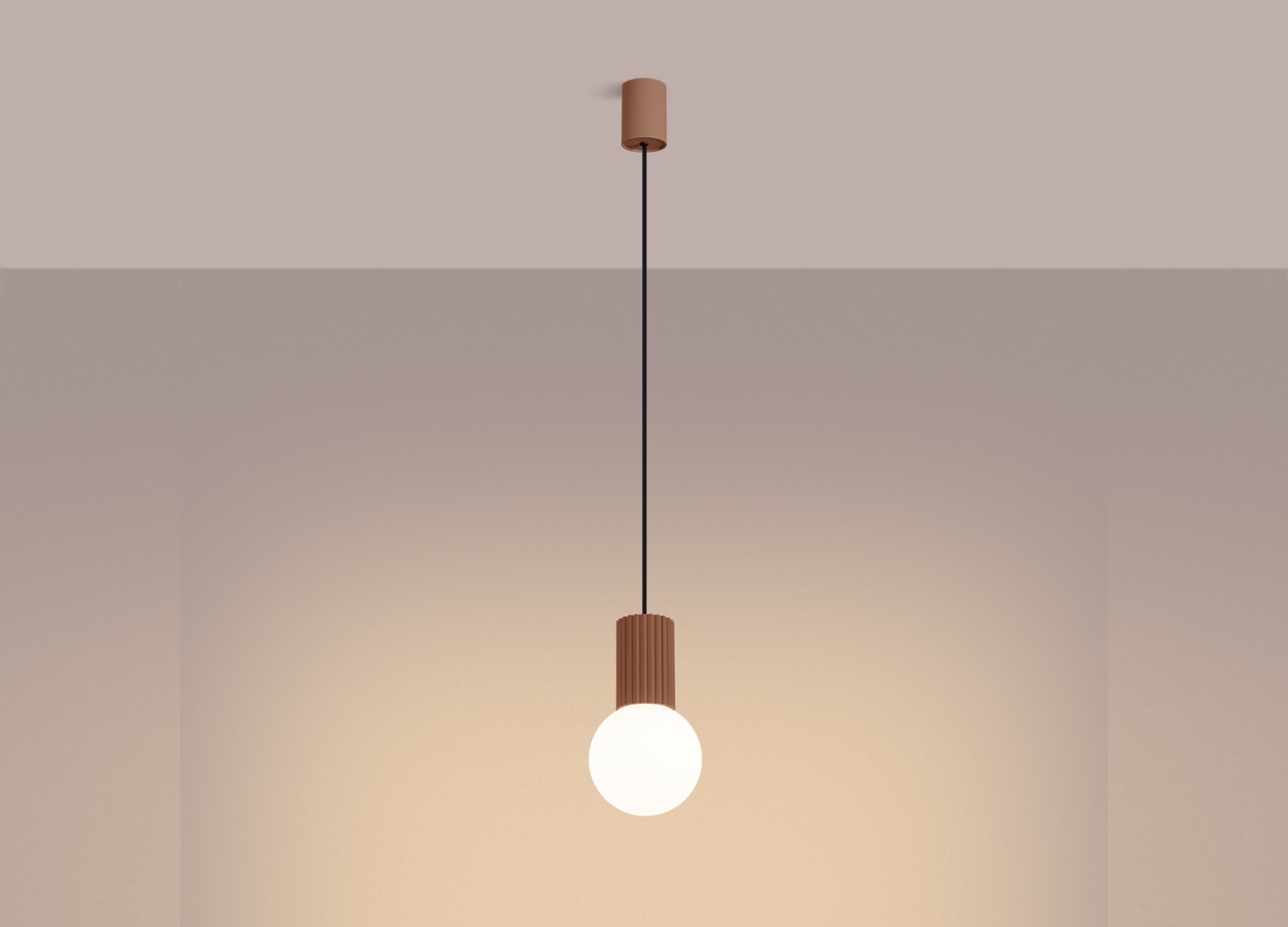 Suspension HALO 1 moka – vue complémentaire 3