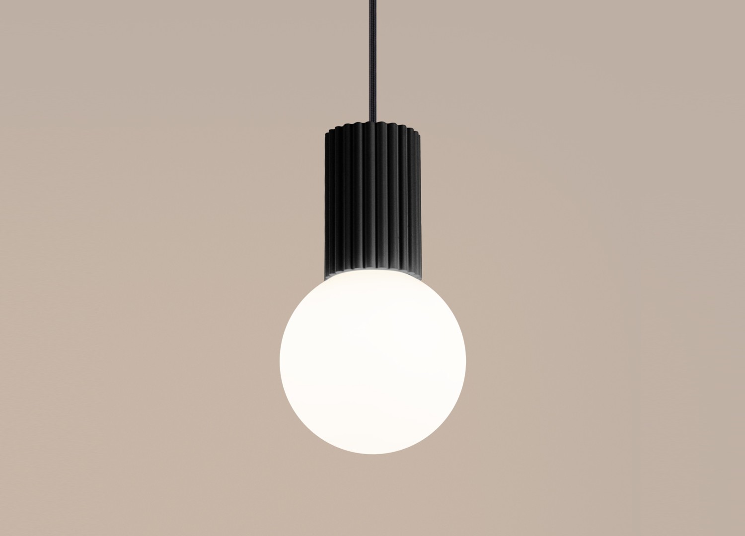 Suspension HALO 1 noir – vue complémentaire 4