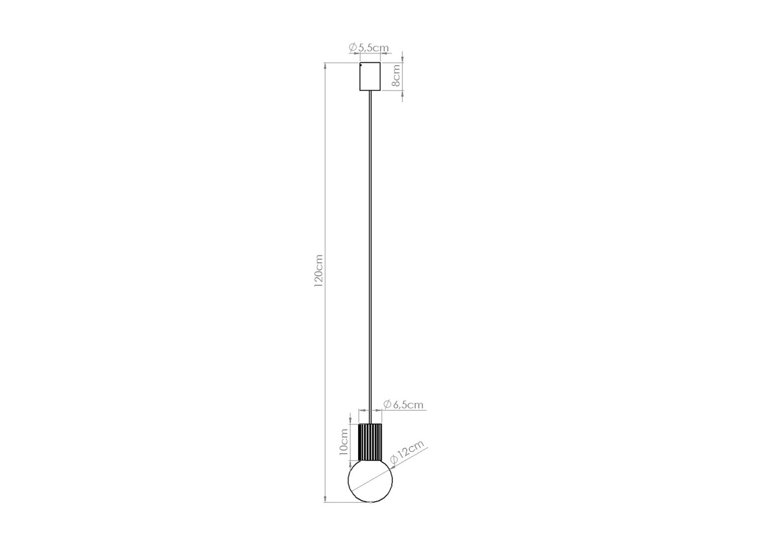 Suspension HALO 1 noir – vue complémentaire 10