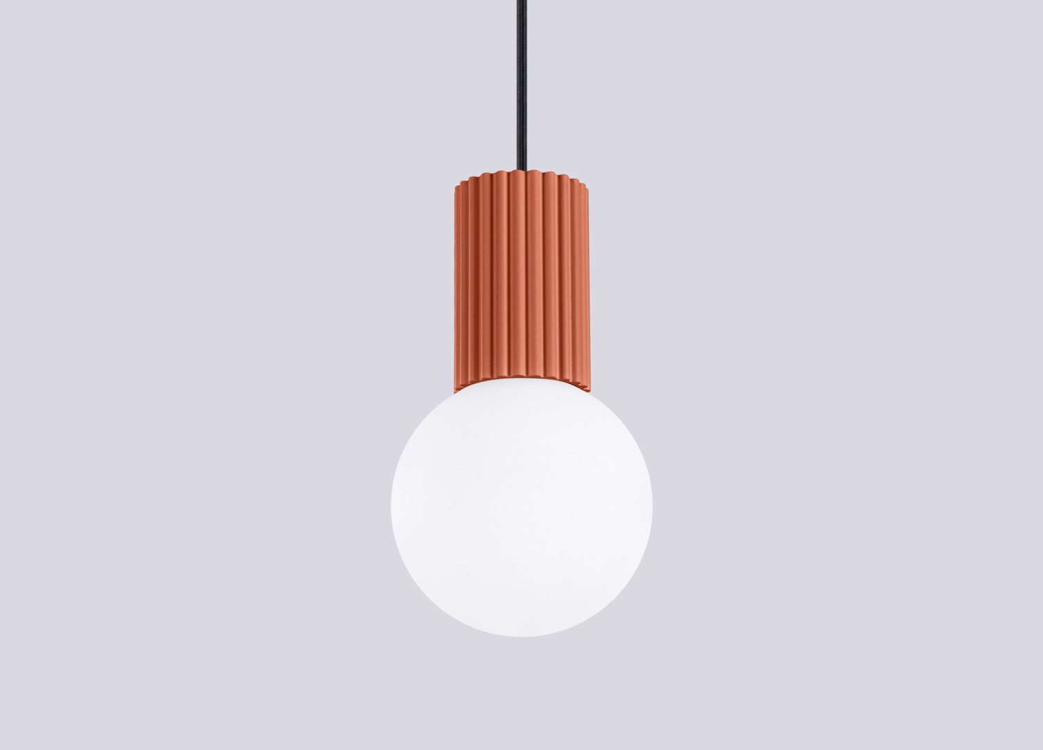 Suspension HALO 1 ocre rouge – vue complémentaire 5