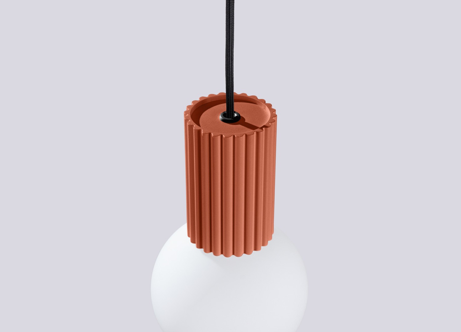 Suspension HALO 1 ocre rouge – vue complémentaire 7