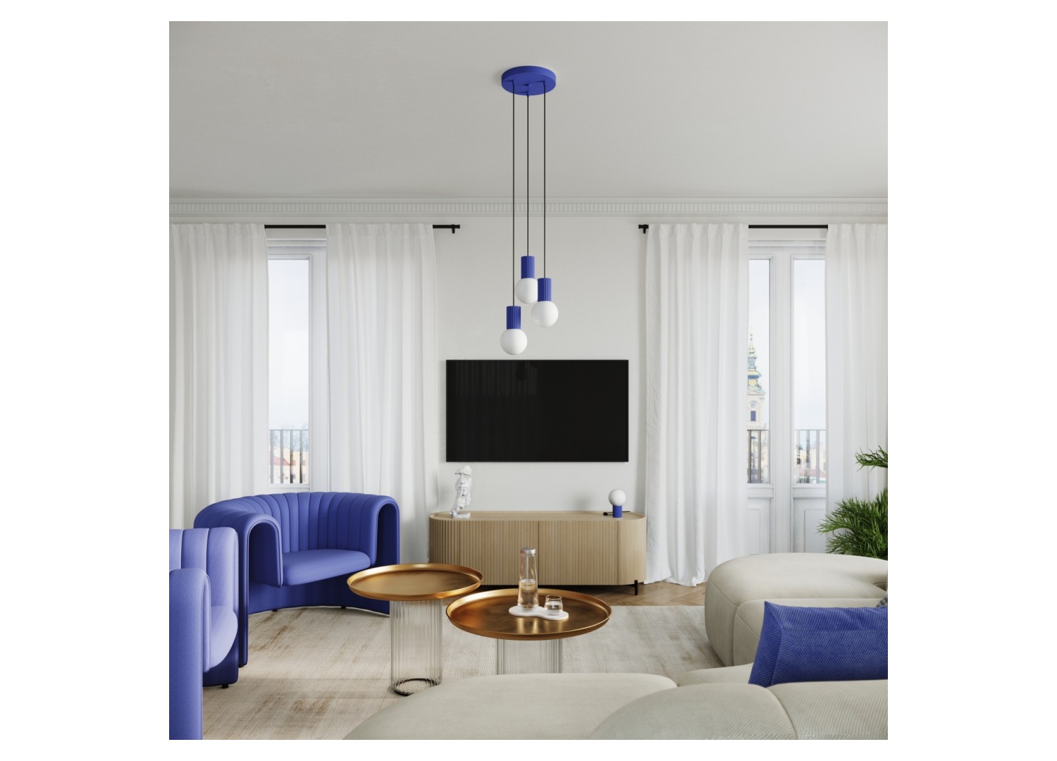Suspension HALO 1 outremer – dimensions