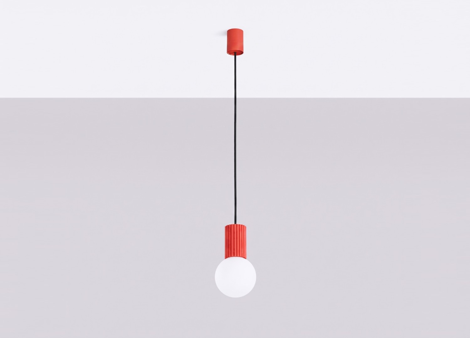 Suspension HALO 1 rouge – vue complémentaire 2