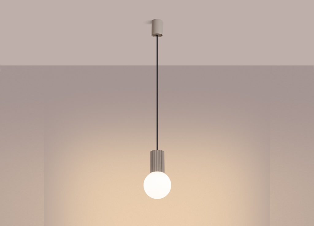Suspension HALO 1 taupe – vue complémentaire 3