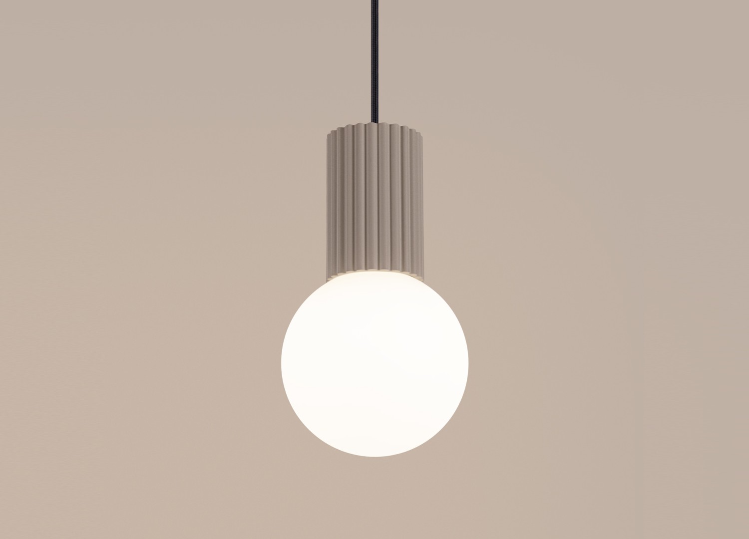 Suspension HALO 1 taupe – vue complémentaire 4