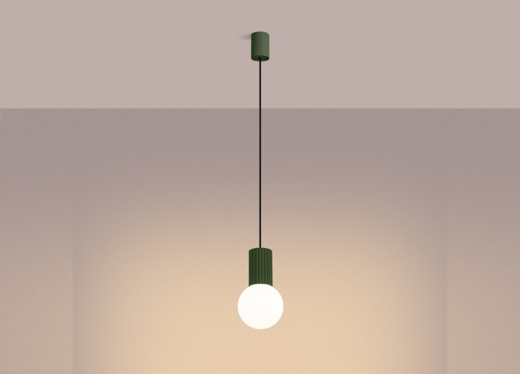 Suspension HALO 1 vert olive – vue complémentaire 3