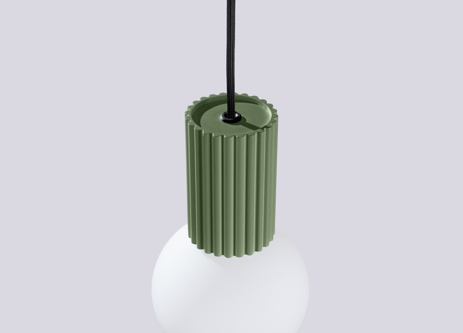 Suspension HALO 1 vert olive – vue complémentaire 7