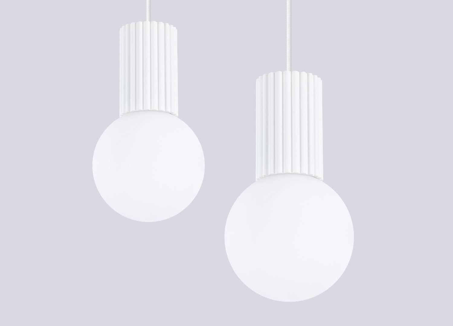 Suspension HALO 2L blanc – vue complémentaire 5