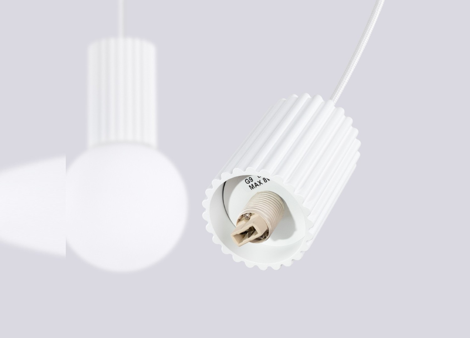 Suspension HALO 2L blanc – vue complémentaire 7